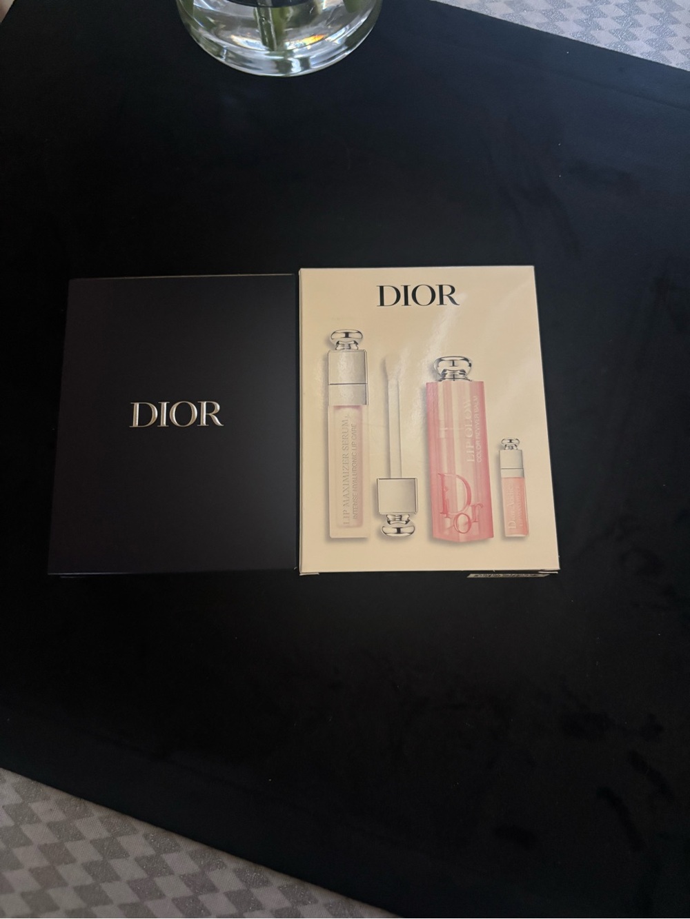 Dior Lip Glow Trio Set — Pink and Cream Packaging